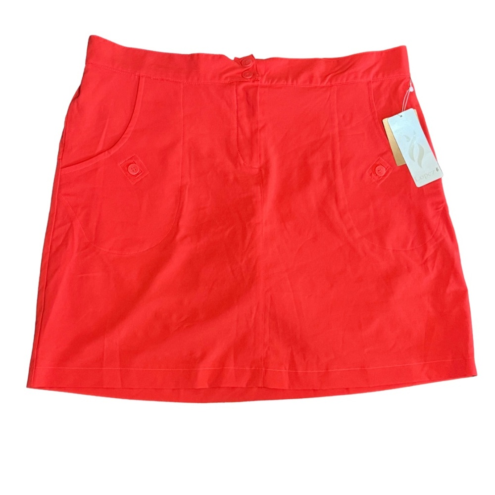 Nancy‎ Lopez Golf Coral Skort | Size 14 | NWT | Moisture-Wick Activewear